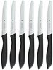 WMF Palma Besteck Set 12 Personen, Essbesteck 60 teilig Monobloc-Messer & Classic Line Frühstücksmesser Set 6-teilig 23 cm, Brötchenmesser Wellenschliff, Brotzeitmesser, schwarz Bild 5