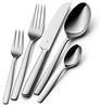 WMF Palma Besteck Set 12 Personen, Essbesteck 60 teilig Monobloc-Messer & Classic Line Frühstücksmesser Set 6-teilig 23 cm, Brötchenmesser Wellenschliff, Brotzeitmesser, schwarz Bild 4