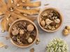 Amagohome Dekoschale Holzschale 2er Set ø15/17cm H4cm Dekoschale rund Mangoholz massiv Bild 5