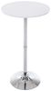 Bartisch Set 5-teilig EGON - 1x Stehtisch + 4x Barhocker | Bartisch Ø 60cm, 108cm Hoch, Metall Gestell | Bistrotisch rund Gastro Barhockerset Hoher Tisch Hochtisch Bild 5