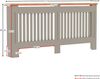 Vida Designs Kommoden & Sideboards, Mitteldichte Holzfaserplatte, Grau, Extra Groß Bild 3