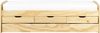 Tagesbett PETIVILLE 90 x 200 cm Holz Heller Holzfarbton Bild 4