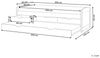 Tagesbett PETIVILLE 90 x 200 cm Holz Heller Holzfarbton Bild 3