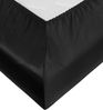 Bettwaesche-mit-Stil Mako-Satin Spannbettlaken schwarz 90x200 cm, Höhe 20 cm Bild 3