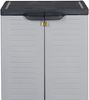 Kreher Mehrzweckschrank Kunststoffschrank der Elite Serie mit 2 verstellbaren Einlegeböden Bild 4