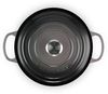 Le Creuset Signature Gusseisen-Bräter mit Deckel, Für alle Herdarten und Induktion geeignet, Rund, Flint, 26,0 cm, 5.3 Bild 2