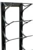 DanDiBo Weinregal Etude Wand & Stand Metall Schwarz 96318 Flaschenständer für 8 Flaschen Flaschenregal Flaschenhalter Weinflaschenregal Bild 5
