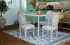 HOME DECO FACTORY - Hd7118 – Esstisch, weiß, für Esszimmer, Wohnzimmer Bild 2