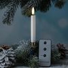 MARELIDA LED-Christbaumkerzen Baumkerzen mit Clip 10 Weihnachtskerzen Baumbeleuchtung kabellos Fernb, 10-flammig Bild 3