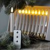 MARELIDA LED-Christbaumkerzen Baumkerzen mit Clip 10 Weihnachtskerzen Baumbeleuchtung kabellos Fernb, 10-flammig Bild 2