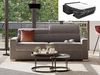 Vente-unique - VIZIR Sofa Stoff Grau - B 223 cm94 cm x H 110 cm95 cm x L 196 cm Bild 5