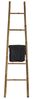 MSV Handtuchleiter BAMBOU, Dekorative Bambusleiter, Handtuchhalter, Kleiderständer, ohne Bohren, 5 Sprossen, 100% echter Bambus, Made in Vietnam, Höhe 150 cm, natur Bild 3
