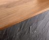 Lowboard Teele 200 cm Akazie Natur Schiefer 2 Türen schwebend Bild 4