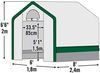 ShelterLogic Foliengewächshaus | Weiß/Grün | Bild 3
