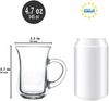 Pasabahce 55411 6er Set Keyif Türkische Teegläser mit Henkel, 145ml Teegläserset, Glas, transparent Bild 3