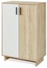 Beistellschrank Kenta 90x60x35 cm Sonoma-Eicheoptik/Weiß [en. casa] Bild 3