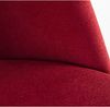 DRW Set mit 4 Stühlen aus Samt und Metall in Rot und Gold 50 x 51 x 86 cm, H. Sitzfläche: 47 cm, Grande Bild 4