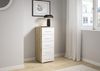 rauch Aditio Box, Kommode, 5 Schubladen, mit Softclose-Funktion, Farbe Weiß/Eiche Artisan, BxHxT 40x100x42cm Bild 2