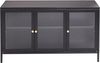 Sideboard mit LED-Beleuchtung NEWPORT Metall 115 cm 35 cm Schwarz Bild 5