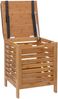 Badhocker BAMBOO mit Wäschekorb, 2in1 Bild 3