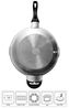 STONELINE Wok, Aluminium (Set, 2-tlg, 1 Wok, 1 Sieb-Glasdeckel, 1 langer Griff, 2 kurze Griffe), mit echten Steinpartikeln, induktionsgeeignet, Designed in Germany Bild 4