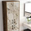 Dmora Mehrzweckschrank Alphard 60x200 cm Braun 5 Regalböden Bild 5