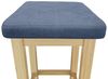 Barhocker Holzhocker 60 cm verschiedene Polsterfarben Kiefer V-90.71-44P Bild 4
