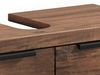 Waschbeckenunterschrank Holz Pinie dunkel 56x60x25 cm massivum Sydney Badschrank Waschtischunterschrank Landhausstil braun Bild 4