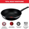 Tefal D52619 Resist Wokpfanne| sichere Titanium Antihaftversiegelung | Thermo-Signal Temperaturindikator | leichte Reinigung | Flame Protect-Technologie | Schwarz|28 cm / tief Bild 2