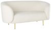2-Sitzer Sofa Bouclé weiß LOEN Bild 5