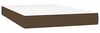 vidaXL Boxspringbett mit Matratze Dunkelbraun 120x200 cm Stoff, Härtegrad: H2 [3141844] Bild 5