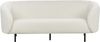3-Sitzer Sofa Bouclé weiß schwarz LOEN Bild 4
