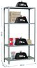 Simon Rack Schwerlastregal, 1600 x 800 x 300 mm, Bis 70 kg Belastbar, 4 Verstellbare Ablagen, Kellerregal, Lagerregal, Grau - Ecoclick Bild 2