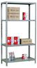 Simon Rack Schwerlastregal, 1600 x 800 x 300 mm, Bis 70 kg Belastbar, 4 Verstellbare Ablagen, Kellerregal, Lagerregal, Grau - Ecoclick Bild 4