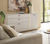 Sideboard Bellport in weiß matt und Eiche 150 cm Bild 2