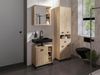 byLIVING Badmöbel-Set Wellness, (Komplett-Set, 3-St, 3-tlg), praktisches 3er-Set mit LED Beleuchtung und viel Stauraum Bild 2