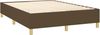 vidaXL Boxspringbett mit Matratze Dunkelbraun 140x190 cm Stoff, Härtegrad: H2 [3142172] Bild 4
