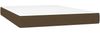 vidaXL Boxspringbett mit Matratze Dunkelbraun 140x190 cm Stoff, Härtegrad: H2 [3142172] Bild 5