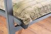 GO-DE Sesselauflage 120 x 50 x 7 cm grün beige Auflage Polster Kissen Sessel Bild 3