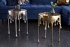 riess-ambiente Beistelltisch LIQUID LINE Ø50cm gold (Einzelartikel, 1-St), Wohnzimmer · Aluminium-Metall · rund · Tropfen-Design · Modern Bild 4