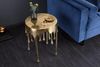 riess-ambiente Beistelltisch LIQUID LINE Ø50cm gold (Einzelartikel, 1-St), Wohnzimmer · Aluminium-Metall · rund · Tropfen-Design · Modern Bild 3