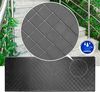 BigDean 4 Stück Stufenmatten aus Gummi – 75 x 25 cm – Outdoor Treppenstufenmatten – Anti Rutsch Gummimatten Karo Design Bild 4