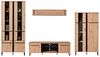 Homestyle4U Wohnzimmer-Set Modern, Eiche/Holz Bild 1