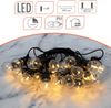 Spetebo LED-Lichterkette Außen Lichterkette 20 LED Glühbirnen mit Timer - 950 cm, 20-flammig, Garten Dekobeleuchtung in warm weiß mit Stecker Bild 2