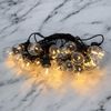 Spetebo LED-Lichterkette Außen Lichterkette 20 LED Glühbirnen mit Timer - 950 cm, 20-flammig, Garten Dekobeleuchtung in warm weiß mit Stecker Bild 4