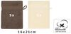 Betz Waschhandschuh 10 Stück Premium 16x21 cm Farbe nussbraun und beige, (Set, 10-St) Bild 2