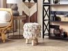 Hocker beige / schwarz THONDI Bild 2