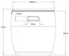 Kühlbox-Hocker Avetrana 44xØ40 cm Hellbraun [casa. pro] Bild 4