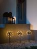 KONSTSMIDE LED Gartenleuchte LED Spiessleuchte mit 3 Pusteblumen, LED fest integriert, bernsteinfarben Bild 4