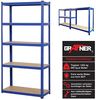 Grafner® Lagerregal 180 x 90 x 45 cm mit 5 Böden max. 1325 kg Metall Blau Kellerregal Schwerlastregal St Bild 3